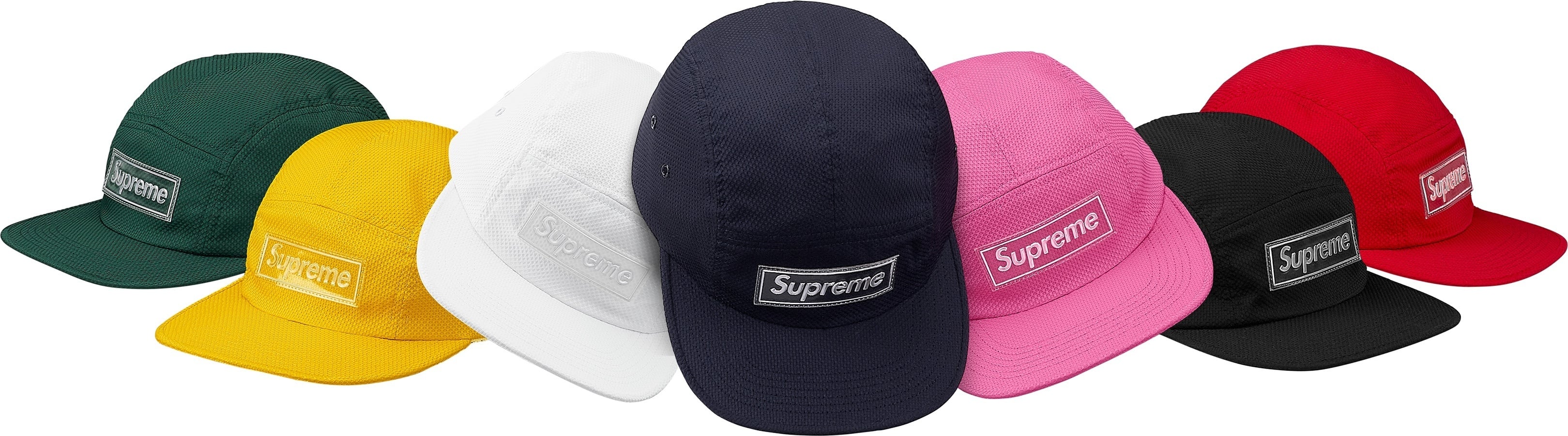 Nylon Pique Camp Cap